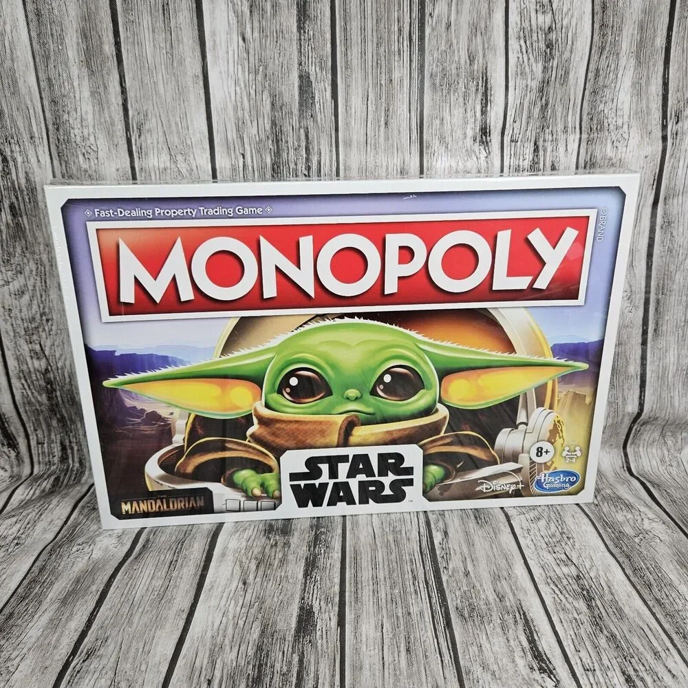 Monopoly Star Wars The Child Yoda Mandalorian Board Game NIP Sealed Hasbro Game